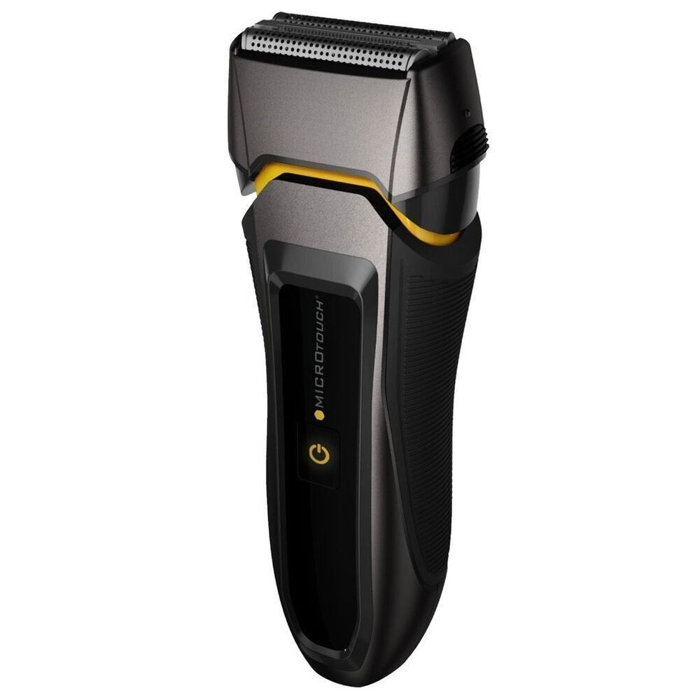 Micro Touch Titanium Rovor, Black All Terrain Mens  Electric Shaver for Face and